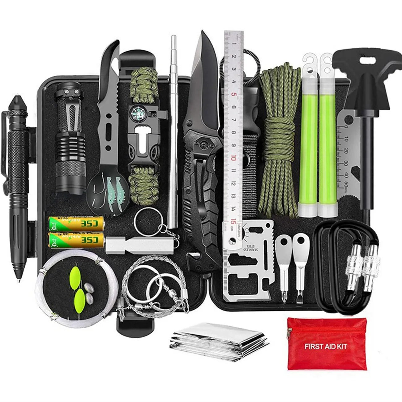 Outdoor Survival Kit Wilderness Survival Tool Set USA