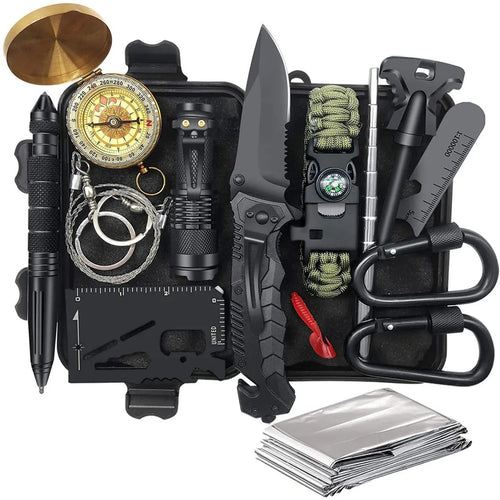 Outdoor Survival Kit Wilderness Survival Tool Set USA