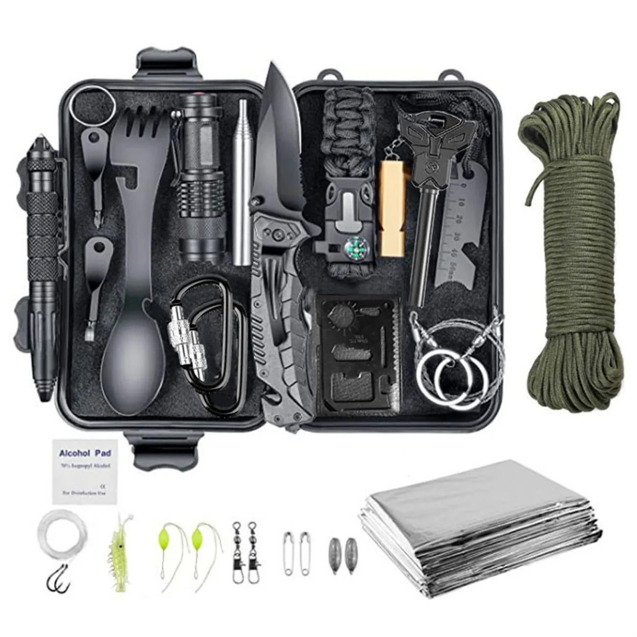Outdoor Survival Kit Wilderness Survival Tool Set USA